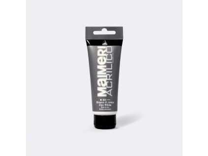 17433 akrylova barva maimeri acrilico 75 ml bila zinkova 020