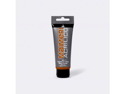 17442 akrylova barva maimeri acrilico 75 ml oranzova mars 060