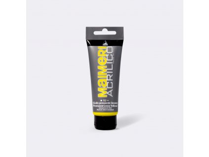 17460 akrylova barva maimeri acrilico 75 ml zluta permanentni citronova 112