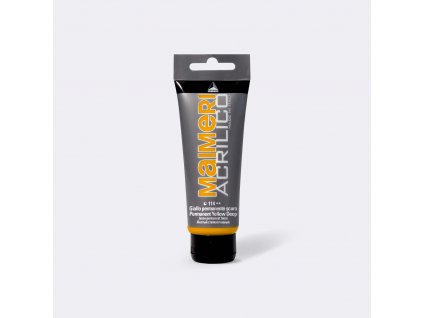 17466 akrylova barva maimeri acrilico 75 ml zluta permanentni tmava 114