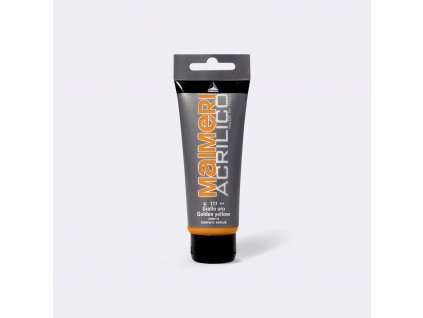 17472 akrylova barva maimeri acrilico 75 ml zluta zlata 117