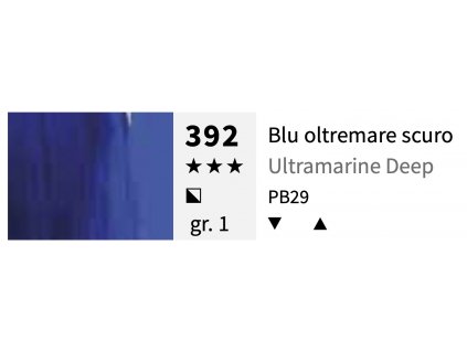 Akrylová barva Maimeri Acrilico 75 ml - ultramarín tmavý 392