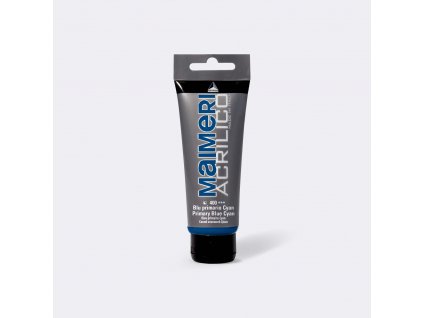 Akrylová barva Maimeri Acrilico 75 ml - modrá základní cyan 400