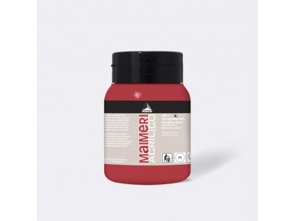 17691 3 akrylova barva maimeri acrilico 500 ml cervena rumelka 280