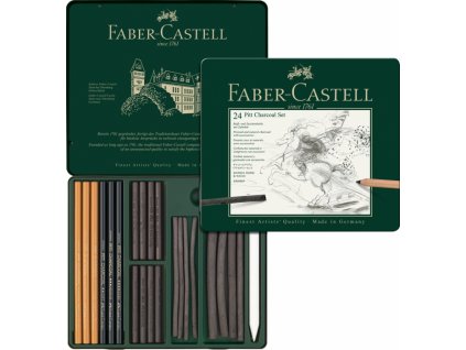 2441 2 sada uhlu pitt charcoal set 24