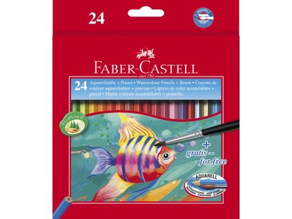 2507 2 pastelky akvarelove 24 barev faber castell