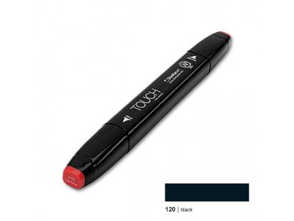 touch twin marker black 120