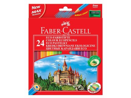 2840 1 pastelky faber castell eko 24 barev orezavatko