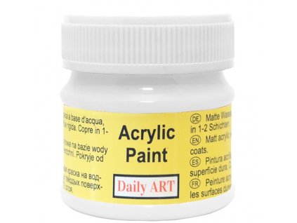 2930 matna akrylova barva 50ml bila