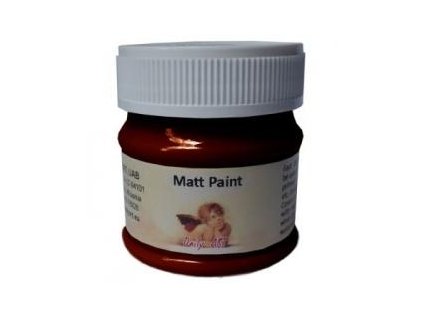 Matná akrylová barva 50ml - červená cherry