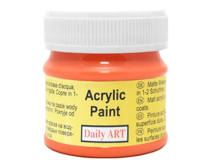 2951 matna akrylova barva 50ml oranzova