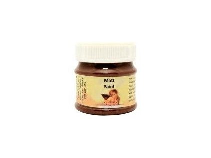 Matná akrylová barva 50ml - hnědá čokoláda