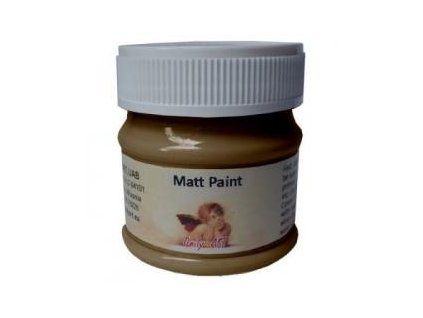 Matná akrylová barva 50ml - hnědá