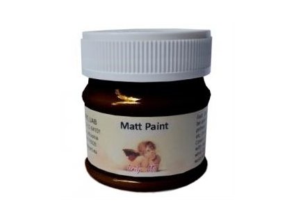 Matná akrylová barva 50ml - hnědá tmavě