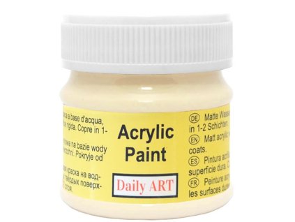 2972 matna akrylova barva 50ml kremova