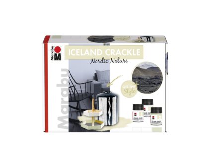 3278 marabu iceland crackle set nordic nature sada pro krakelovani