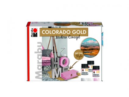 3299 marabu colorado gold set modern concept kovova barva