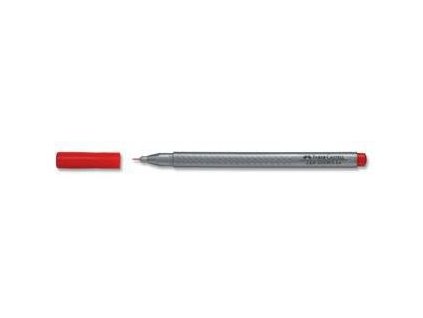 3947 1 popisovac faber castell finepen grip 0 4 mm cerveny tmave