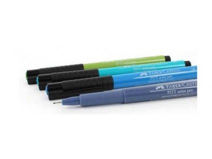 4484 1 popisovace pitt artist pen s 4 ks studene barvy