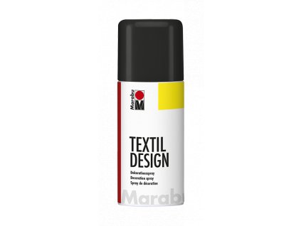 4868 barva na textil ve spreji marabu textil design spray 150 ml cerna 073