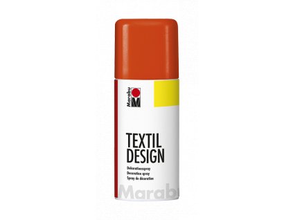 4883 barva na textil ve spreji marabu textil design spray 150 ml oranzova neonova 324