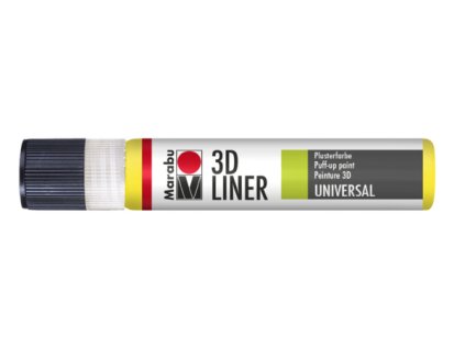 5000 nafukovaci barva marabu 3d liner zluty citronovy 620
