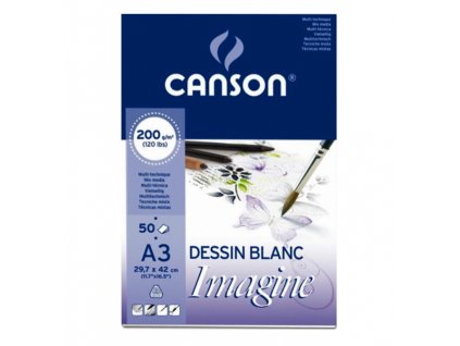 canson mix media imagine a3 50l 200g