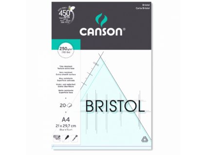 5723 graficky blok canson bristol a4 250g 20listu
