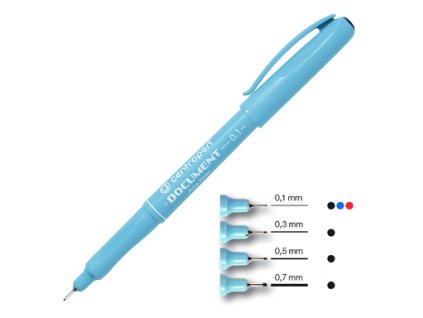 6569 2 dokumentni popisovace linery centropen 2631 sada 4ks