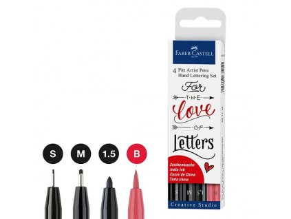 6599 1 pitt artist pens hand lettering set sada 4ks