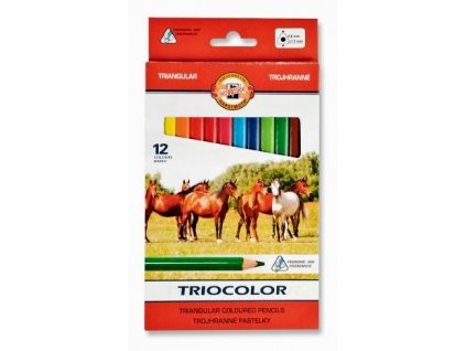 6998 1 pastelky triocolor koh i noor 3142 12 barev