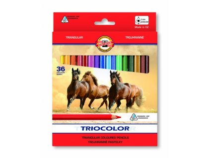 7004 1 koh i noor pastelky triocolor 3145 36 barev