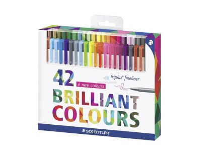 7277 2 staedtler triplus fineliner 334 0 3mm sada 42 barev
