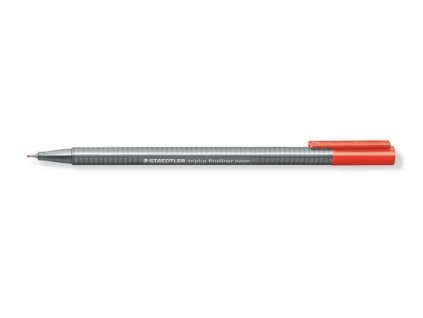 7307 1 staedtler triplus fineliner 334 0 3mm 201 neon cervena