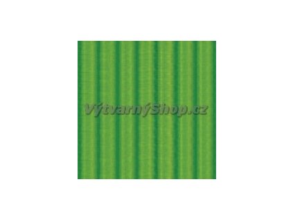 9239 vlnita lepenka 25x35 cm zelena svetle