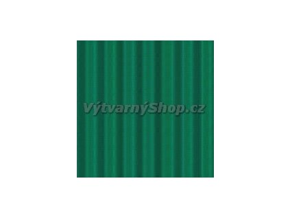 9245 vlnita lepenka 25x35 cm zelena stredne