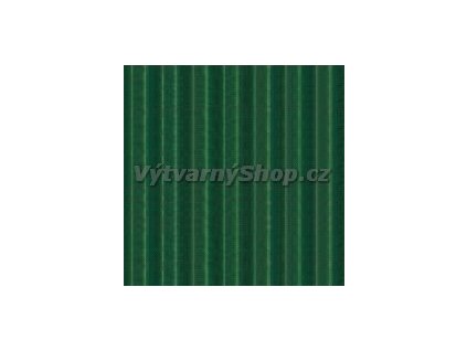 9251 vlnita lepenka 25x35 cm zelena tmave