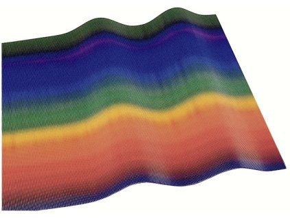 9713 vlnita lepenka 50x70 cm duha