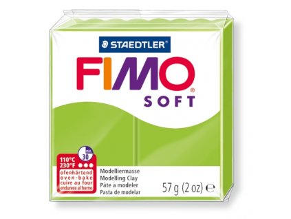 11456 fimo soft polymerova hmota 57g svetle zelena 50