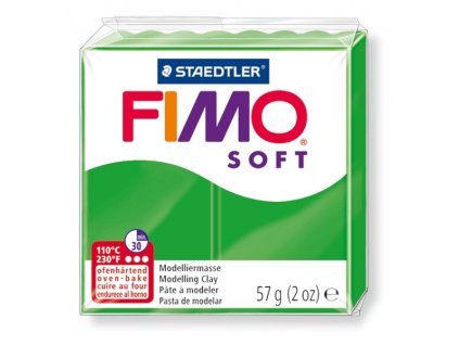 11459 fimo soft polymerova hmota 57g zelena 53