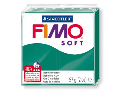 11462 fimo soft polymerova hmota 57g tmave zelena 56