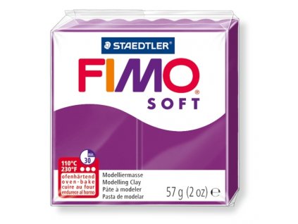 11465 fimo soft polymerova hmota 57g purpurova 61