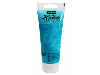 11903 akrylova barva pebeo studio acrylic 100 ml 357 modrozelena iridescentni