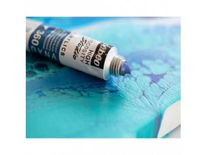 11912 akrylova barva pebeo studio acrylic 100 ml 360 modrocerna iridescentni