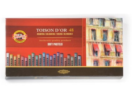 12131 1 sada suchych pastelu toison dor 48 barev