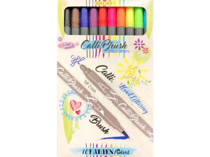 calli brush 10 colours