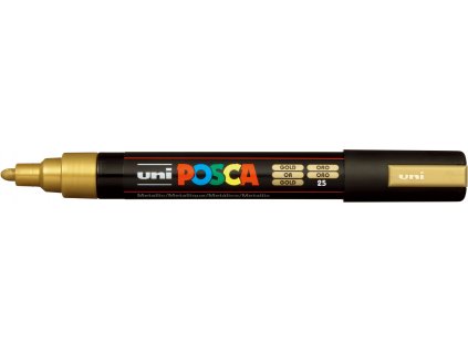 UNI POSCA PC 5M 2.5 mm gold. (2)