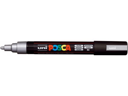 UNI POSCA PC 5M 2.5 mm silver. (2)