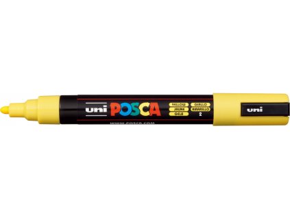 UNI POSCA PC 5M 2.5 mm yellow. (2)