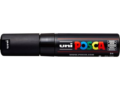 UNI POSCA PC 7M black. (2)